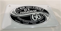 Rt 66 Mini License Plate